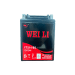 Batería AGM para moto 12V 12AH YTX14-BS