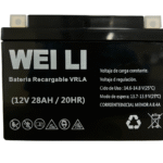 BATERÍA PARA UPS SELLADA 12V28AH (GEL) PRECIO NORMAL $79.12