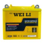 BATERIA AGM PARA MOTO 12N7-4A  (12V 8AH) POLO (+ -) PRECIO NORMAL $23.85