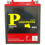 BATERIA AGM PARA MOTO 12N14-3A  (12V 14AH) POLO (- +)
